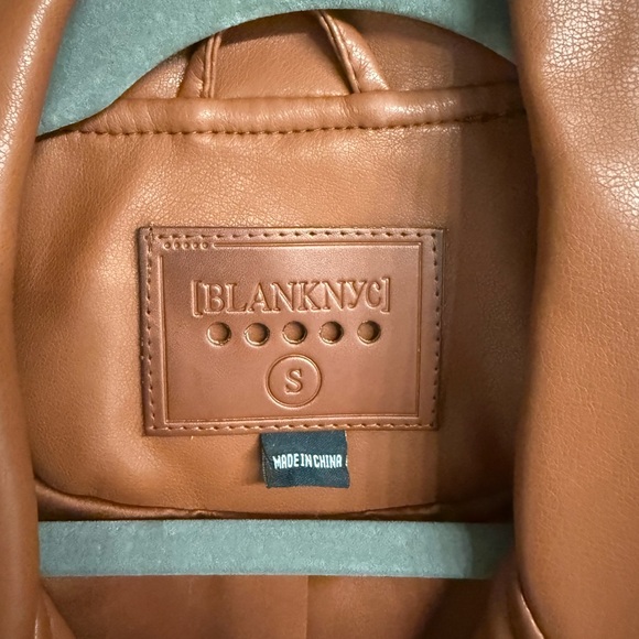 BLANKNYC Good Vibes Faux Leather Moto Jacket - Picture 4 of 4